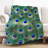 Levens Peacock Feathers Blanket