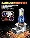 OXILAM 9005 9006 LED Bulbs Combol, HB-3 & HB-4 900% Brighter 6500K Cool White Driving Bulbs, Anti-Flicker, 10-Years Lifespan, Fog Lights Compatible with Cars Trucks SUVs, Pack of 4