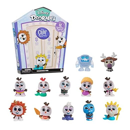 Disney Doorables Olaf Presents Collection Peek, Collectible Blind Bag Figures, Officially Licensed Kids Toys for Ages 3 Up, Gifts and Presents, Amazon Exclusive