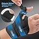 wokdsbl Daumenbandage Links und Rechts, Verstellbare Daumenschiene aus Aluminium für Sehnenscheidenentzündung, Hallux Valgus, Arthrose, Daumenorthese für Boxerfraktur,Verstauchung, Abzugsfinger