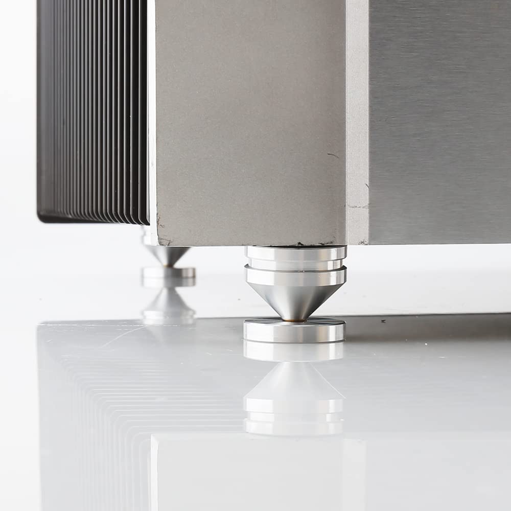 4pcs Aluminum HiFi Speaker Amp Stand Mount Turntable Isolation