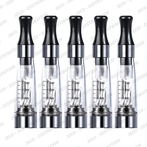 lot de 6 Clearomizer / atomiser CE4 ego (NE CONTIENT NI TABAC NI NICOTINE)