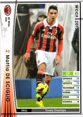 Amazon.co.jp: WCCF/12-13/163/ACミラン/マッティア・デ・シリオ