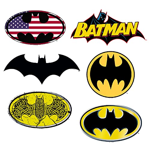 Batman Shield 50 Sticker Pack – Waterproof Vinyl Decals