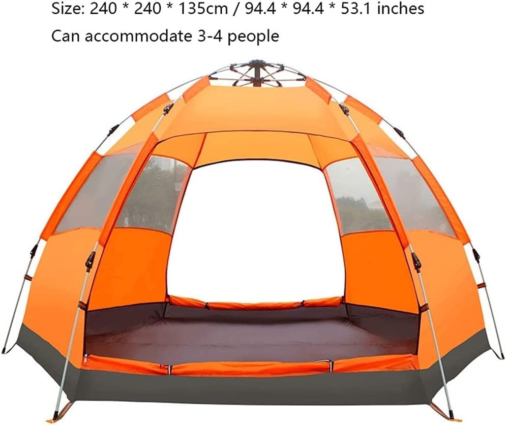 Carpa para camping impermeable y transpirable para 3-4 personas miniatura 2