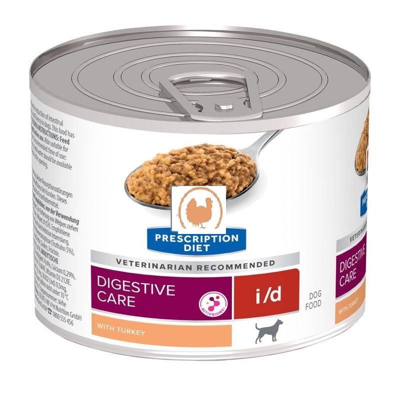 Precription Diet Canine i/d Digestive Care Turkey with gastro-intestinal problems - Wet Dog Food - 12 x 200g Tins