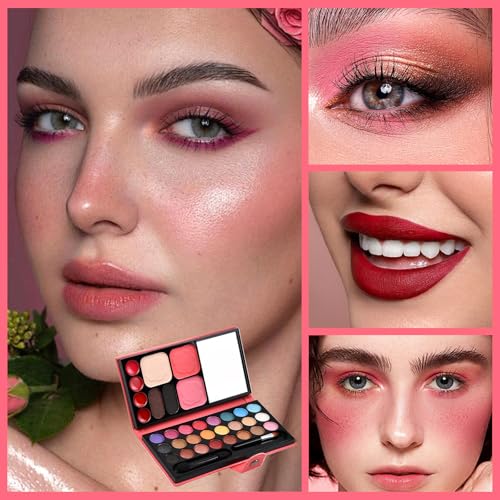 Palette de Maquillage Portable,Makeup Set,Maquillage Fille Palette Fard a Paupiere Maquillage Palette pour Femme – Image 6
