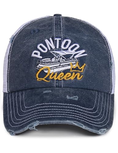 InnoBeta Pontoon Queen Hat, Boat Captain Gifts for Women, Pontoon Accessories...