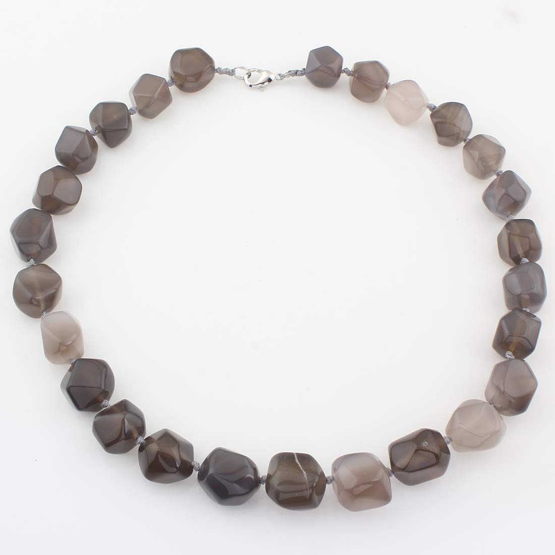 Treasure Bay Impresionante collar grueso de ágata para mujeres y mujeres