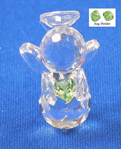 Bren New York Crystal World August Peridot Birthstone Ornament