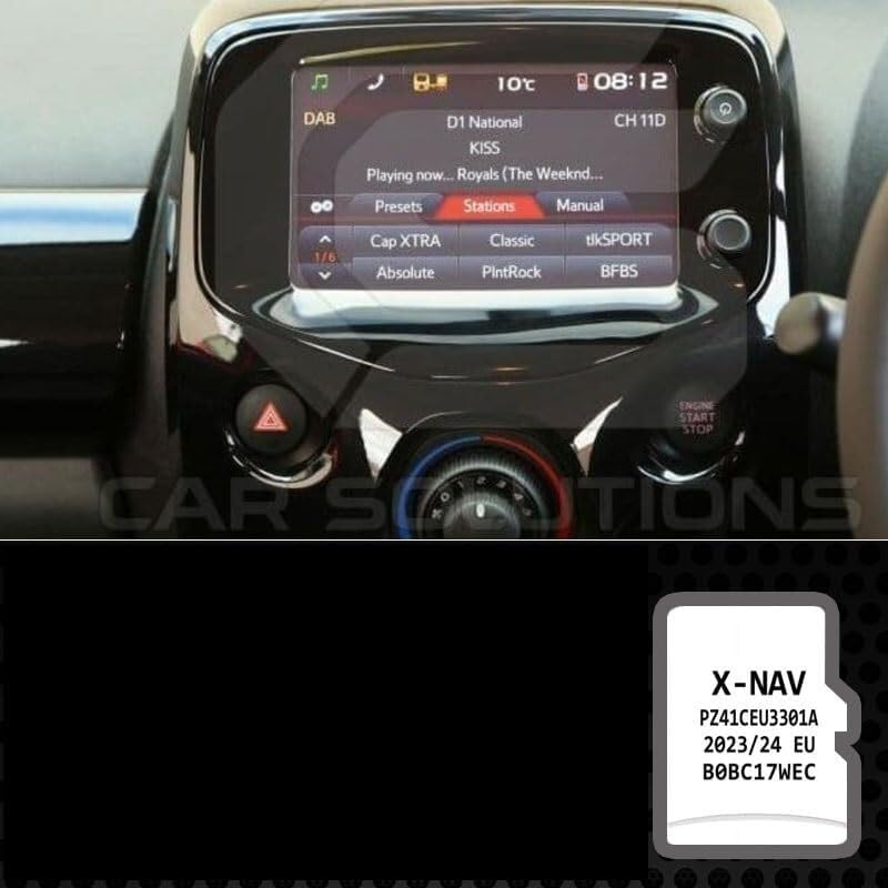 Micro tarjeta SD navegación GPS Europa 2023-2024 compatible con Citroën C1 y Toyota Aygo – XNav – PZ41CEU3301A – B0BC17WEC
