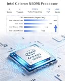 Breloom 15,6-calowy laptop z systemem Windows 11, 8 GB RAM, 128 GB SSD, laptopy, procesor Celeron N5095, komputer z systemem Windows, wyświetlacz IPS 1920 x 1080, Wi-Fi 5, BT4.2, klawiatura numeryczna