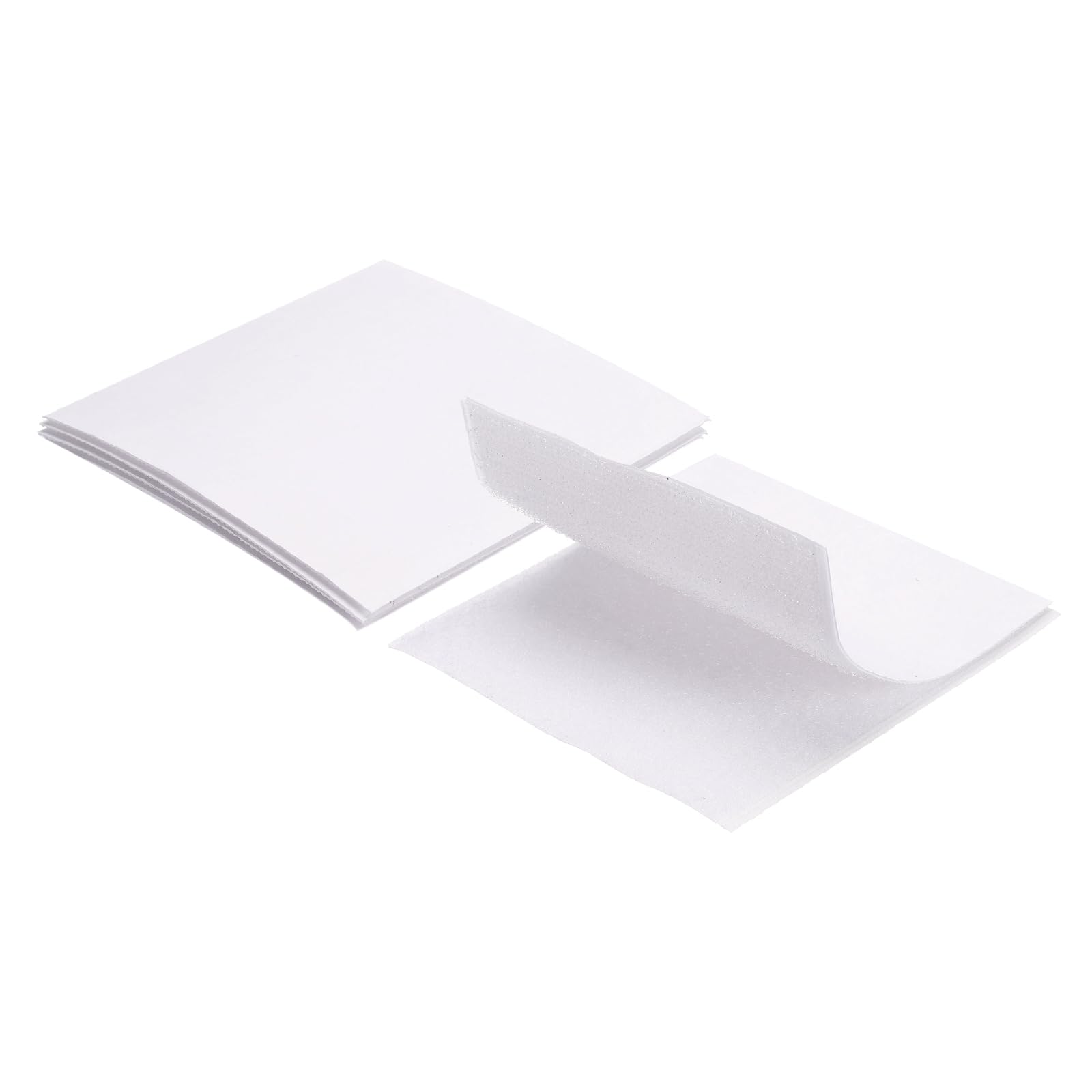 HARFINGTON 4Set Hook and Loop Strips with Adhesive 4.3"x4.3" Double Sided