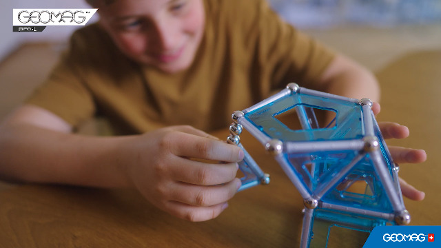 Geomag - Pro-L 75 Piezas - Juego de Construcción Magnético para