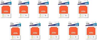 10 Packs Ultimate Guard Orange Card Dividers (10) Standard Size Display Case