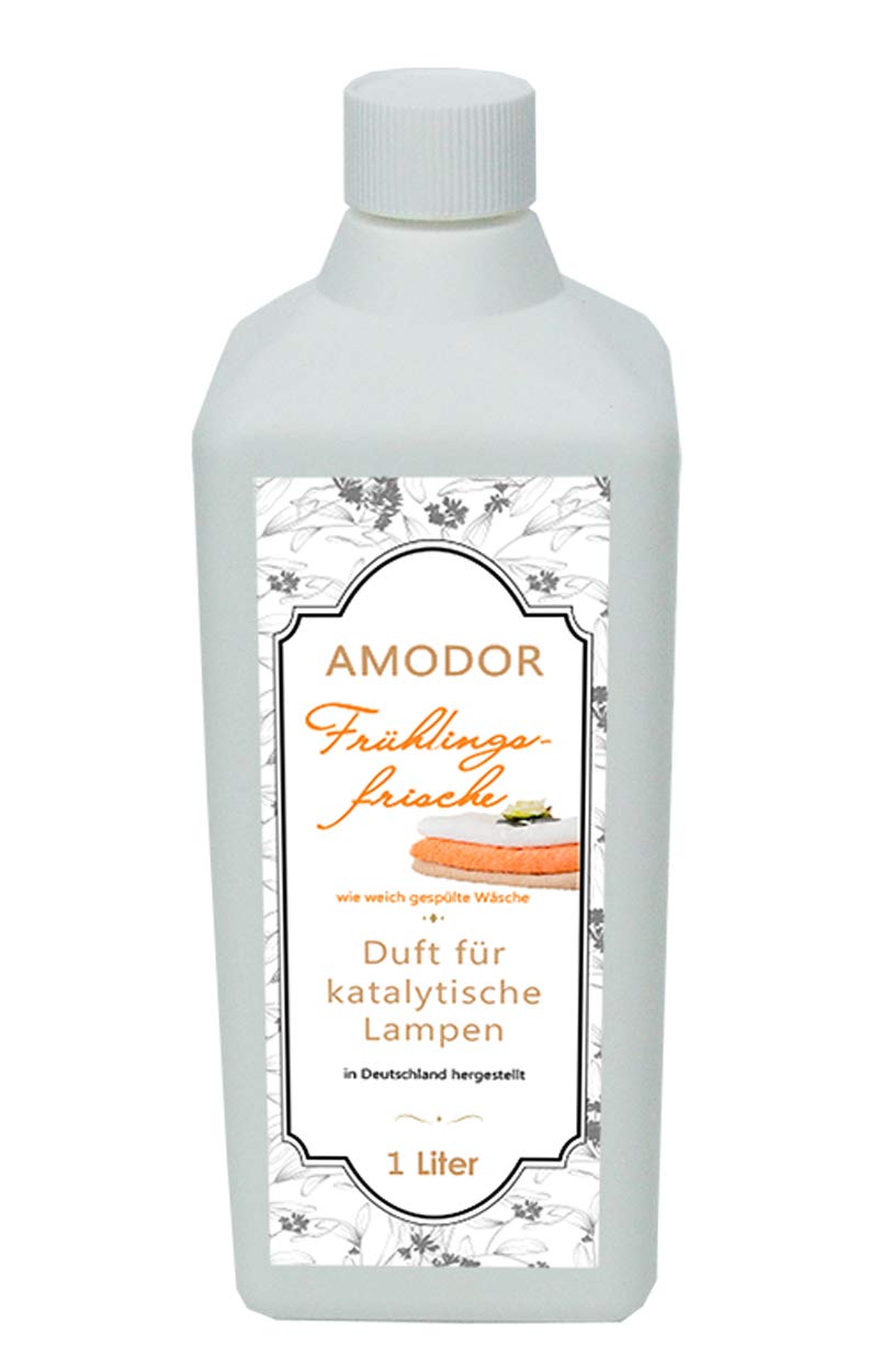 Amodor Frühlingsfrische 1 L, Raumduft für katalytische Lampen wie Lampe Berger