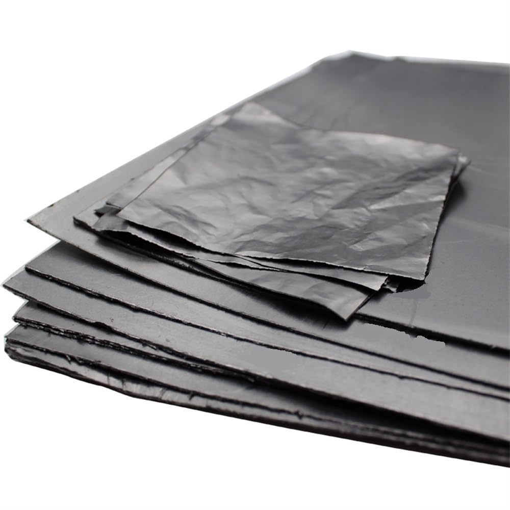 5pcs Pure Graphite Foil Gasket Sheet Plate, Thick 0.05-2mm Flexible Graphite Sheets Foil 200 * 250mm, Graphite Foil Sheet(0.5x200x250mm)