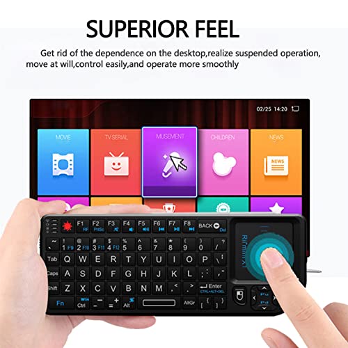 Ciciglow Mini Wireless Keyboard,With Touchpad And Qwerty Keyboard,2.4G Multifunction Bluetooth Keyboard,Built-In Laser Pointer,Suitable For Windows 2000/Xp/Vista/7/Win Ce/Linux/Android/Os X #TOP7