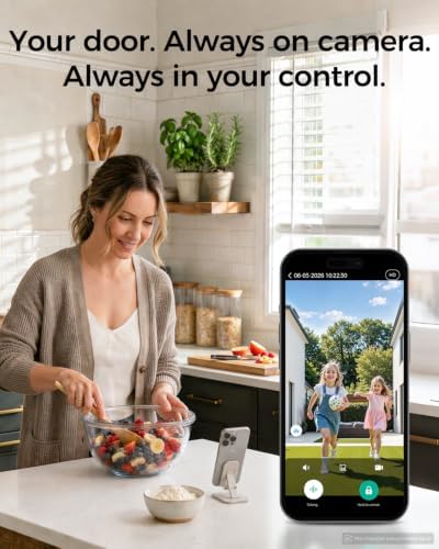 WiFi Video Smart Lock, 5-in-1 Keyless Entry for Front Door - 1