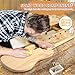 Ktaxon DIY Electric Guitar Kit, 46Inch DIY Bass Guitar Kit with Mahogany Body, Solid Wood Fingerboard and Maple Neck, Easy Installation & All Accessories Included to Build Your Own Guitar(Kjazz)