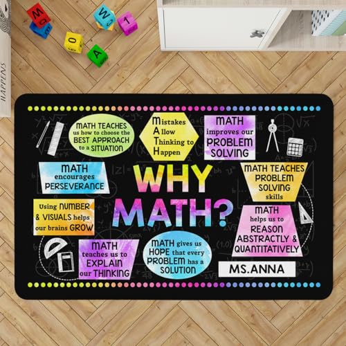 Tapete Educativo Matemáticas 3' x 5' Poliéster miniatura 1