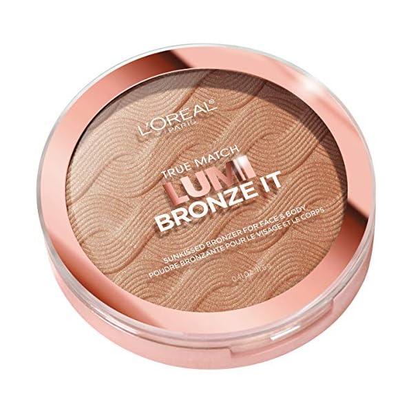 LOreal-Paris-Cosmetics-True-Match-Lumi-Bronze-It-Bronzer-For-Face-And-Body-Medium-041-Fluid-Ounce L'Oreal Paris Cosmetics True Match Lumi Bronze It Bronzer For Face And Body, Medium, 0.41 Fluid Ounce