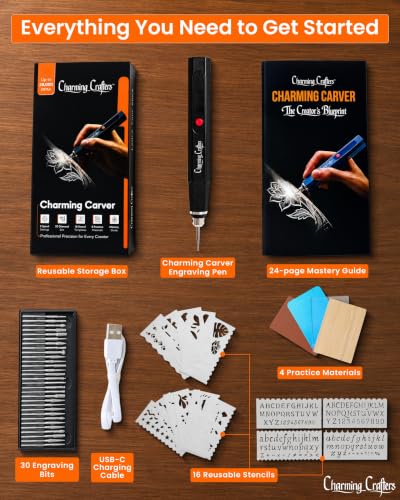 Charming Crafters Black01 Hand Engraver