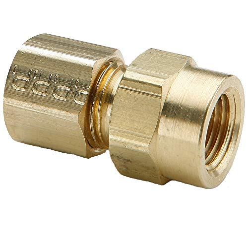 Parker Hannifin 66C-4-2-pk20 Compression Fitting, Female Connector, 1/4