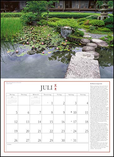 Japanische Gärten 2021 ‒ Broschürenkalender ‒ mit informativen Texten ‒ mit Jahresplaner ‒ Format 42 x 29 cm