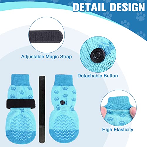 EXPAWLORER Anti-slip Dog Socks, Double Sides Dog Socks with Grips Large Coverage - Image 3
