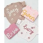 NAZENTI Personalized Baby Sweater, Custom Embroidered Knit Sweater with Name, Newborn Boy Girl Toddler Outfit, Infant Pullover, Gift for Birthday, Baby Shower, Christmas, Newborn Coming Home Clothes - Image 3