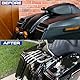 WOOGA Motorrad Gepäck Halter Hinten Gepäck Träger Rack Ladungen Halter Halterung Zubehör für Har&le&y Davidson Street Glide Road King Special Road Glide (Schwarz)
