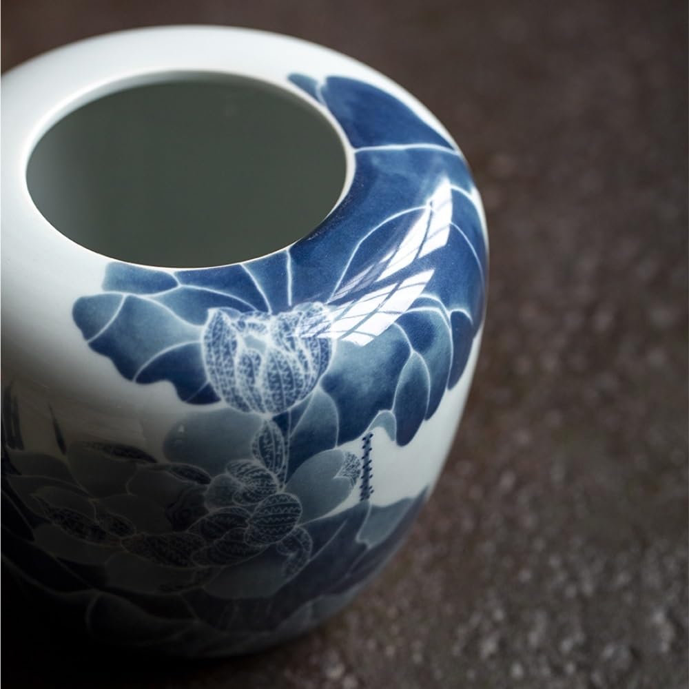 XYNSNDB Pojemnik na herbatę ceramiczny luzem pojemnik do przechowywania herbaty słoik okrągły słoik o dużej pojemności szczelnie zamknięty słoik słoik do przechowywania herbaty Retro zestaw do herbaty