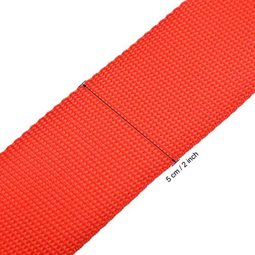 Image of uxcell Luggage Straps Suitcase Belts with Buckle Label, 2x78 2Mx5cm Adjustable PP Travel Bag Packing Accessories, Red 4Pcs