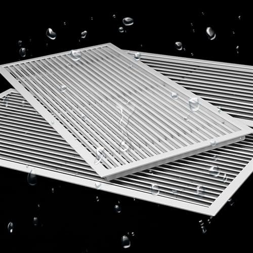 Grille de ventilation alu 60x60 diffuseur reprise air sol mur plafond