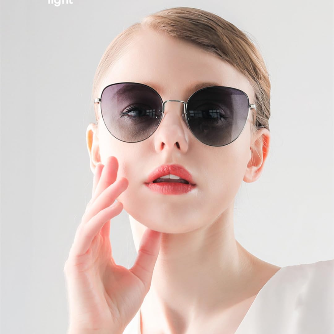 Gafas de sol polarizadas de lujo estilo vintage para mujer, ideales para conducir, protección UV400.