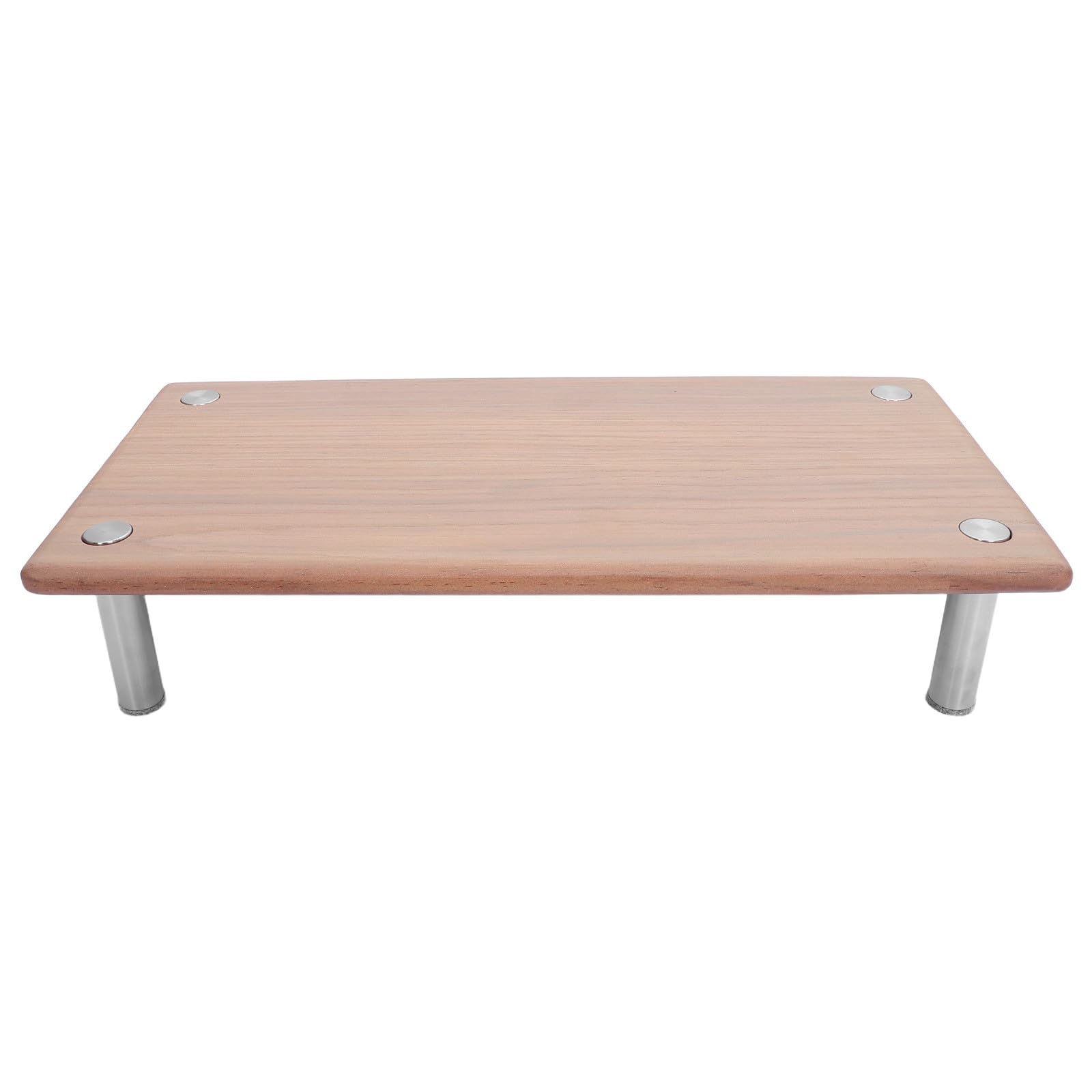 UKCOCO Soporte de madera para monitor, organizador de escritorio, base
