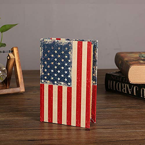 BESPORTBLE Livros para fotos de livros livros livros decorativos padrão bandeira dos EUA caixa de ar