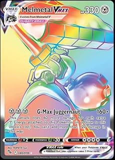 Melmetal Vmax 080/078 Pokemon Go Full Art Secret Rare Card Rainbow