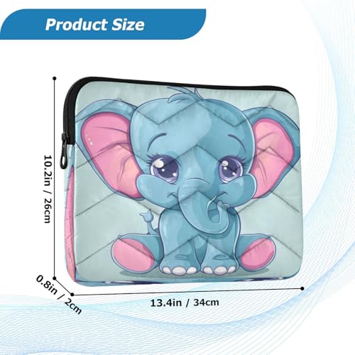 Funda para portátil ALAZA elefante 13-14 pulg impermeable miniatura 3