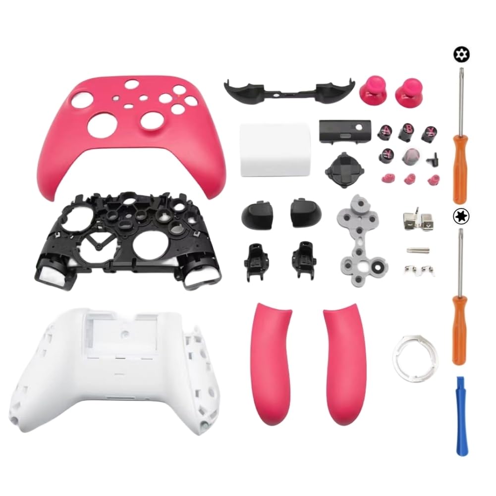 Full Housing Shell Set for Xbox Series X S Controller Replacement Shell Case Cover Side Rails LB RB