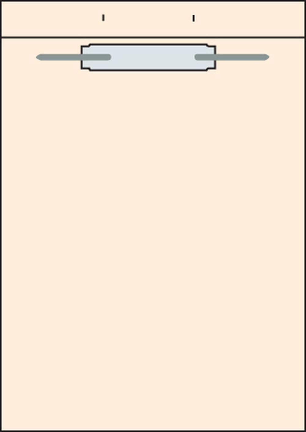 Tabbies Fileback Divider, Letter Size, 2” Capacity Fastener, 8-1/2"W x 11"H, Sturdy 11 pt. Manila Stock, 26360 (100 Pack)
