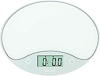 Vista 1 de Taylor Báscula digital Slimline de alimentos para cocina, 11 libras, color blanco