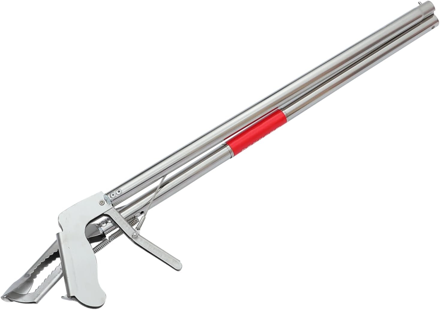 1pc Folding Snake Catcher Clamp Stainless Steel Snake Easy to Use and Clean Portable Reptile Handling Tool for Safe Removal