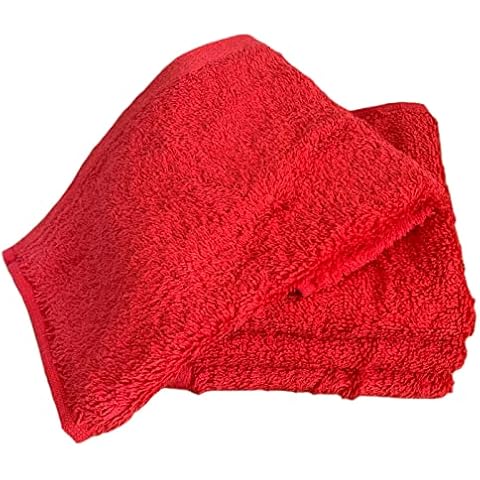 Waschlappen, 4 Stück, ägyptische gekämmte Baumwolle, 30 cm x 30 cm, weich, saugfähig und schnell trocknend Cover