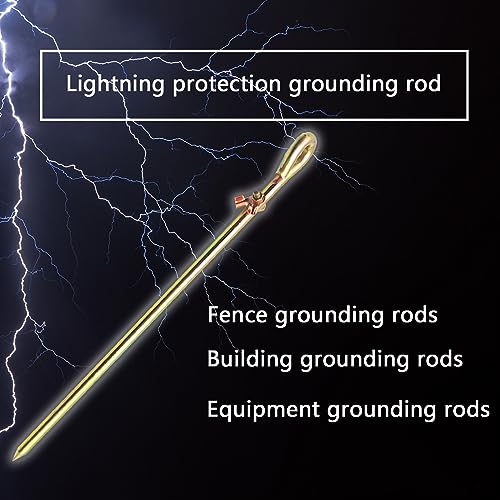Minidodoca- Portable Ground Rod - Grounding Pin with Ground Wire Lug | Great for Electric Fences,Fenerator,Antennas,Satellite Dishes,Ground Post Pin,Tie out Stake (Portable) - Thumbnail 5