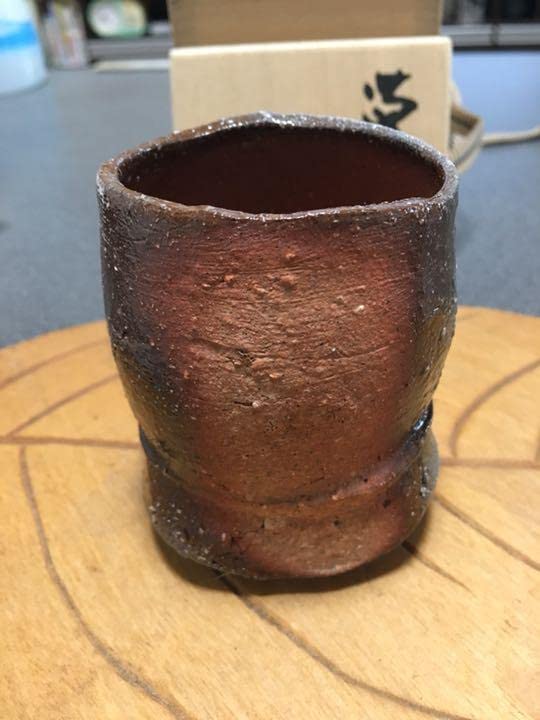 備前焼 重要無形文化財保持者 隠崎隆一作 酒呑 個展作品再値下げ Amazon | 備前焼 重要無形文化財保持者 隠崎隆一作 酒呑 個展