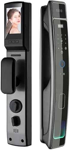 Cerradura magnética de cerrojo de cerrojo magnético de reconocimiento facial Smartlock para puerta huella digital cerradura inteligente (gancho 30)