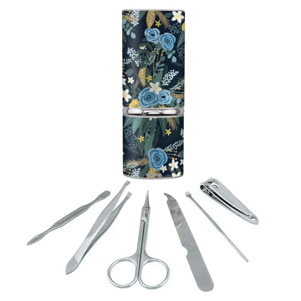 May Floral Pattern Stainless Steel Manicure Pedicure Grooming Beauty Care