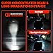 SUPAREE Remote Control LED Spotlight, 60w 5000lm Outdoor LED Searchlight Auto-Reset 360°Rotation for Boat Truck Offroad Marine Wireless Magnetic Spot Light, (6 Strong Magnets & Automatic Searching)